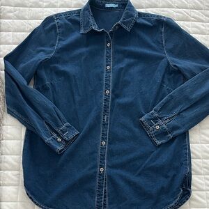J. McLaughlin Blue Denim Shirt